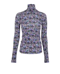 Isabel Marant Turtleneck Top, Viscose, Purple, UK8, 2*