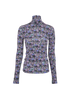 Isabel Marant Turtleneck Top, &pound;60, Clothing, Purple, Viscose, Front view