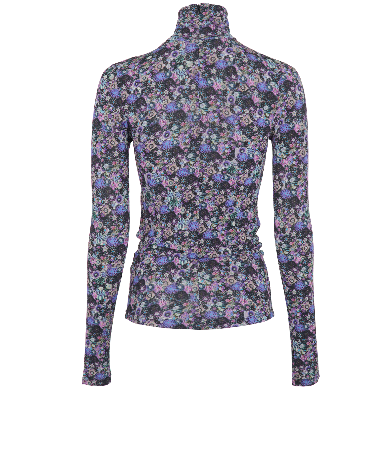 Isabel Marant Turtleneck Top, &pound;60, Clothing, Purple, Viscose, Back view