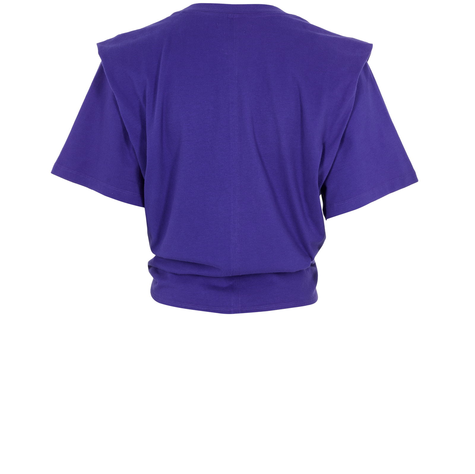 Isabel Marant Front-Split T-Shirt, &pound;40, Clothing, Purple, Cotton, Back view