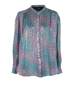 Isabel Marant Shirt, Silk, Metallic/Multi, UK12, 3*