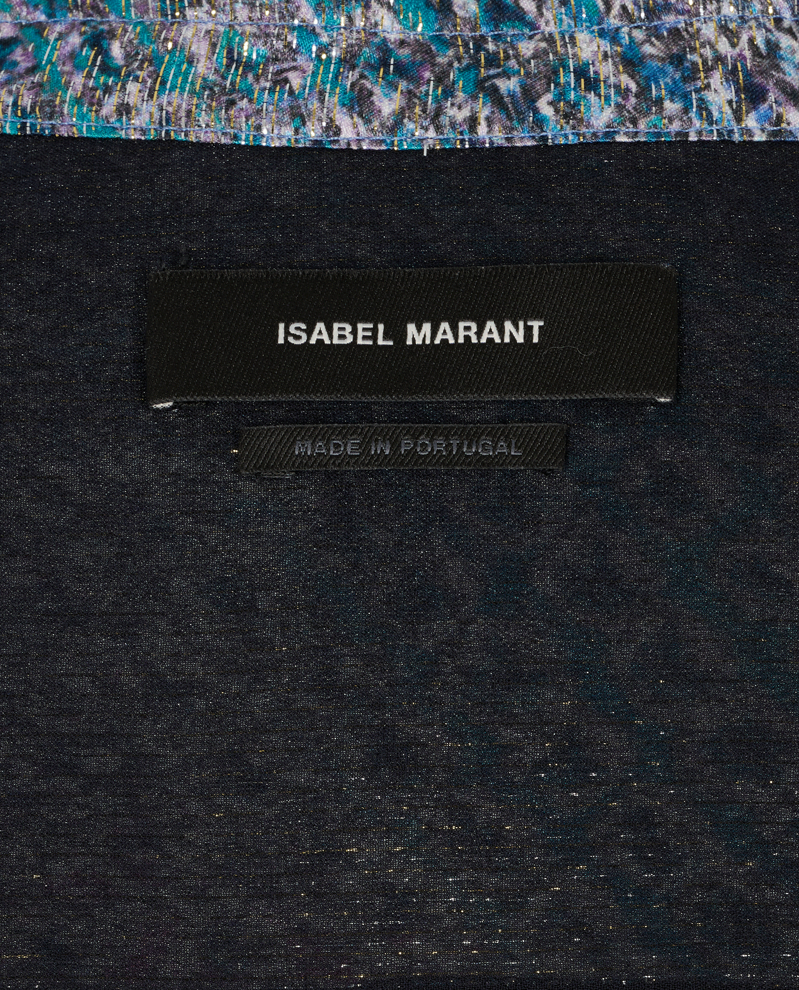Isabel Marant Shirt, &pound;40, Clothing, Blue/Silver, Silk, Other view
