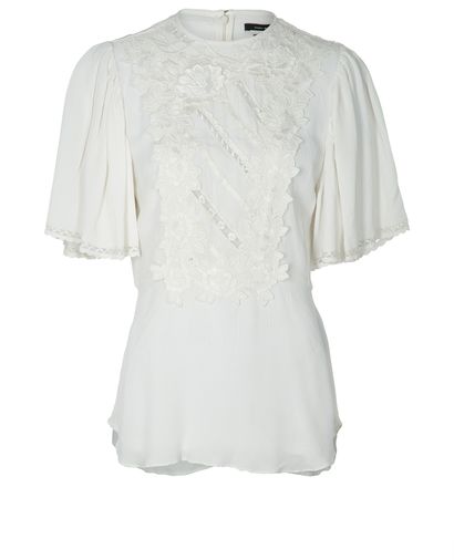 Isabel Marant Applique Top, &pound;70, Clothing, White, Viscose, Front view