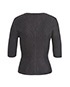 Issey Miyake Pleats Please V Neck Top, back view