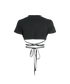 Jacquemus Le T-Shirt Baci Crop Top, back view