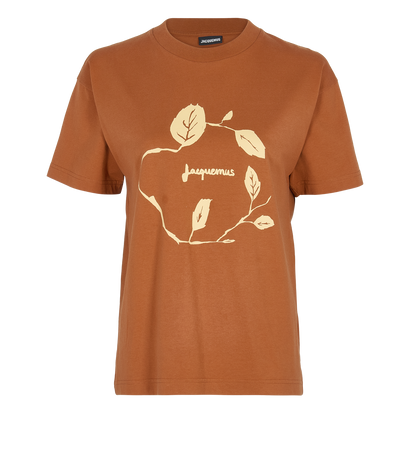 Jacquemus Leaf Graphic T-Shirt, front view