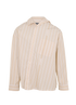 Jacquemus La Cuadro Men's Shirt, &pound;295, Clothing, Beige/White, Cotton, Front view