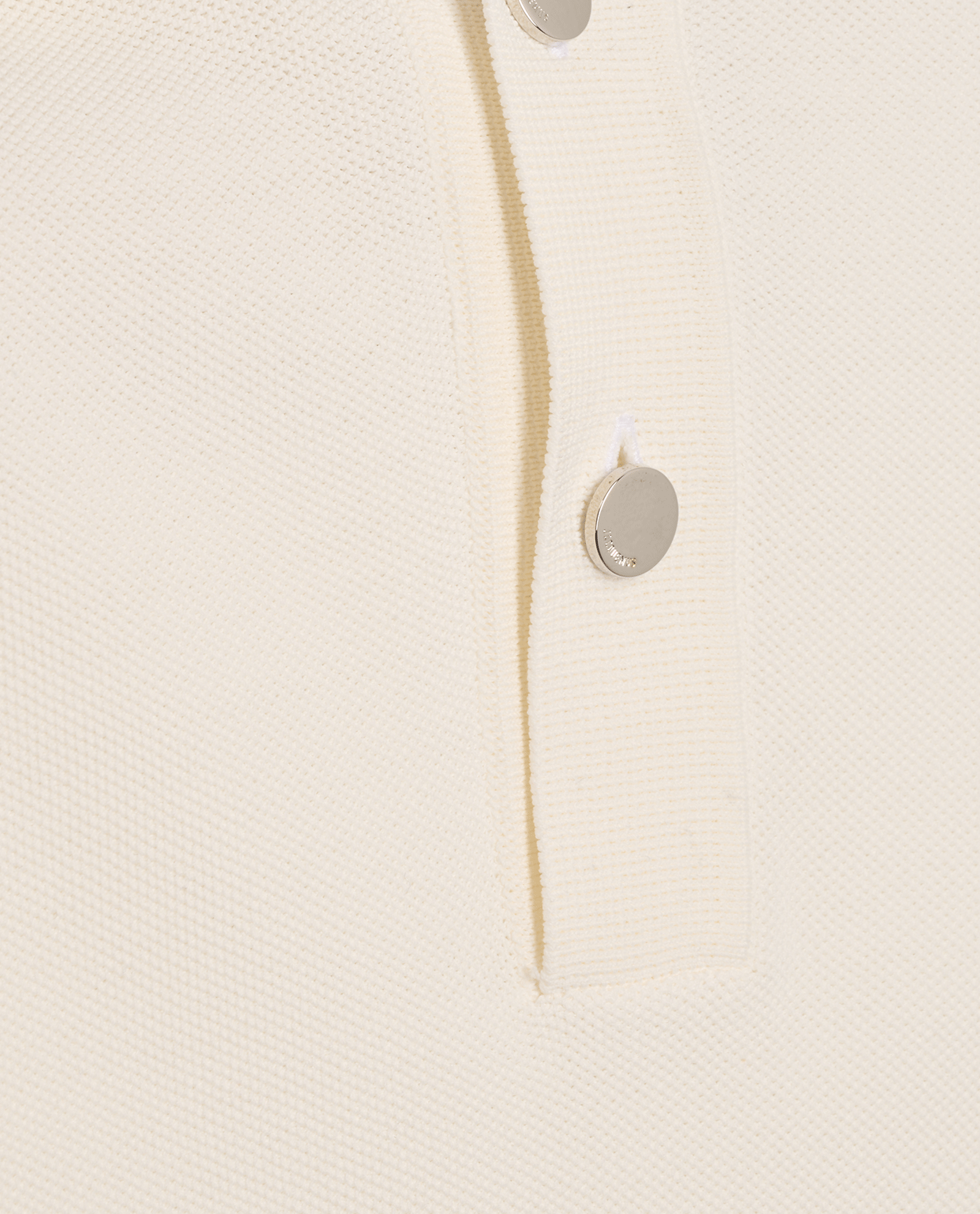 Jacquemus Le Polo Maille Shirt, &pound;150, Clothing, Cream, Viscose, Other view