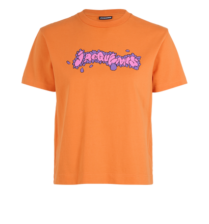 Jacquemus Desenho T-Shirt, &pound;70, Clothing, Orange, Cotton, Front view