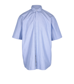 Jil Sander Oversized Button Up Shirt, Cotton, Blue, UK12, 3*