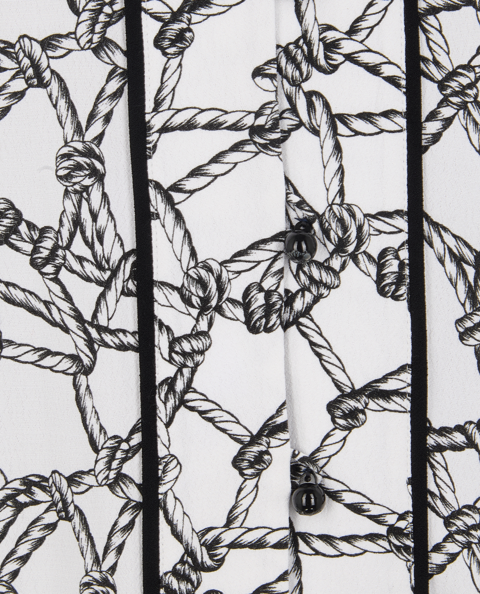 Kenzo Rope Print Sleeveless Blouse, &pound;90, Clothing, White, Viscose, Other view