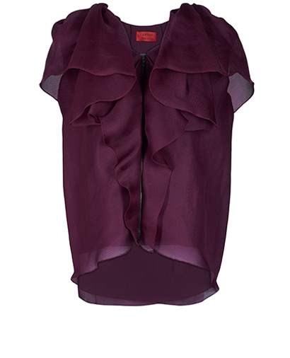 Lanvin Ruffle Top, front view