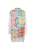 Loewe Doll House Oversized Shirt, &pound;180, Clothing, Blue/Pink/White, Cotton/Silk, Front view