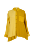 Loewe Anagram Cape Shirt, &pound;250, Clothing, Yellow, Linen/Silk, Front view