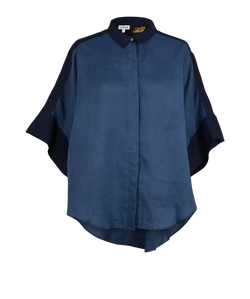 Loewe X Paula's Ibiza Oversized Shirt, Linen, Blue, UK12, 3*