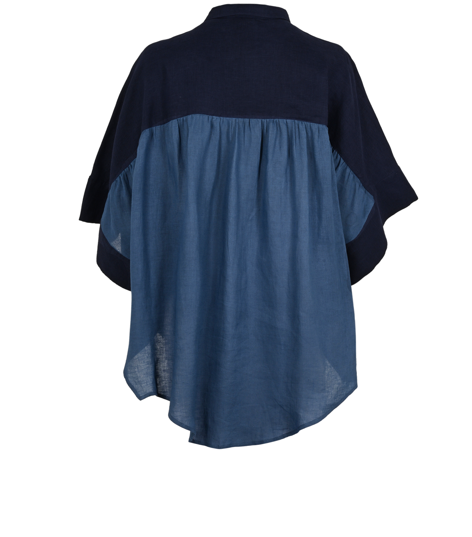 Loewe X Paula's Ibiza Oversized Shirt, &pound;150, Clothing, Blue, Linen, Back view