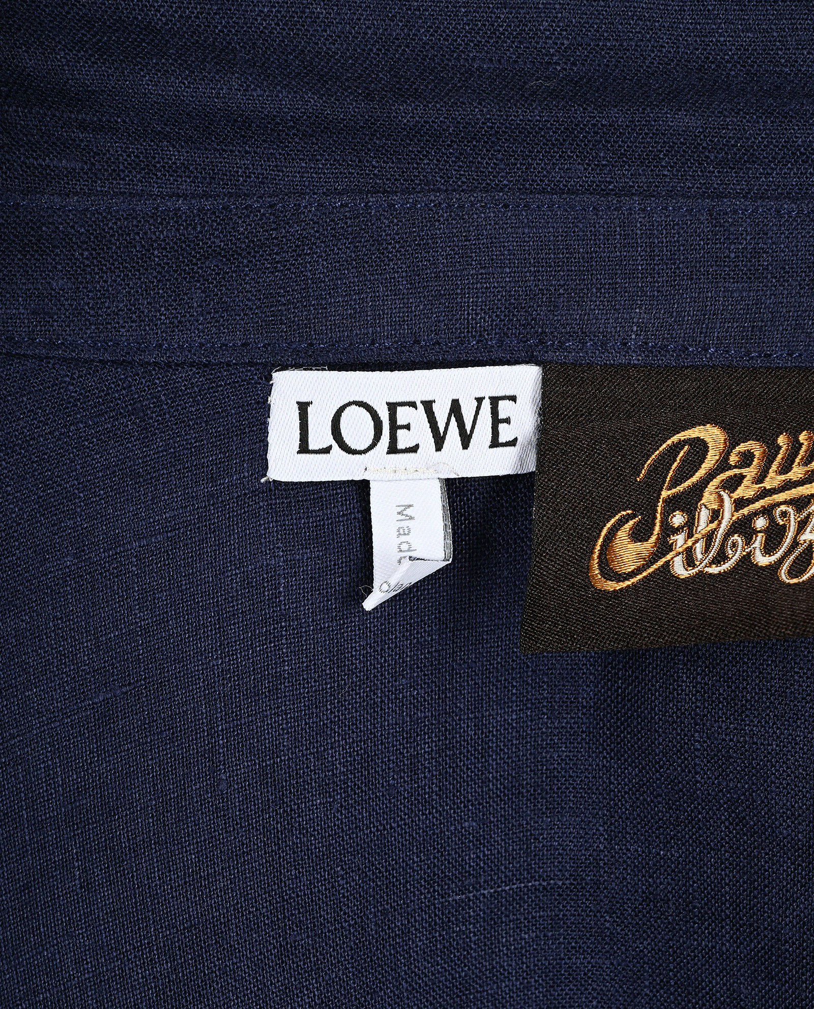 Loewe X Paula's Ibiza Oversized Shirt, &pound;150, Clothing, Blue, Linen, Other view