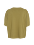 Loewe Embroidered Logo Oversized T-Shirt, &pound;180, Clothing, Khaki, Cotton, Back view
