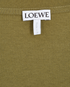 Loewe Embroidered Logo Oversized T-Shirt, &pound;180, Clothing, Khaki, Cotton, Other view