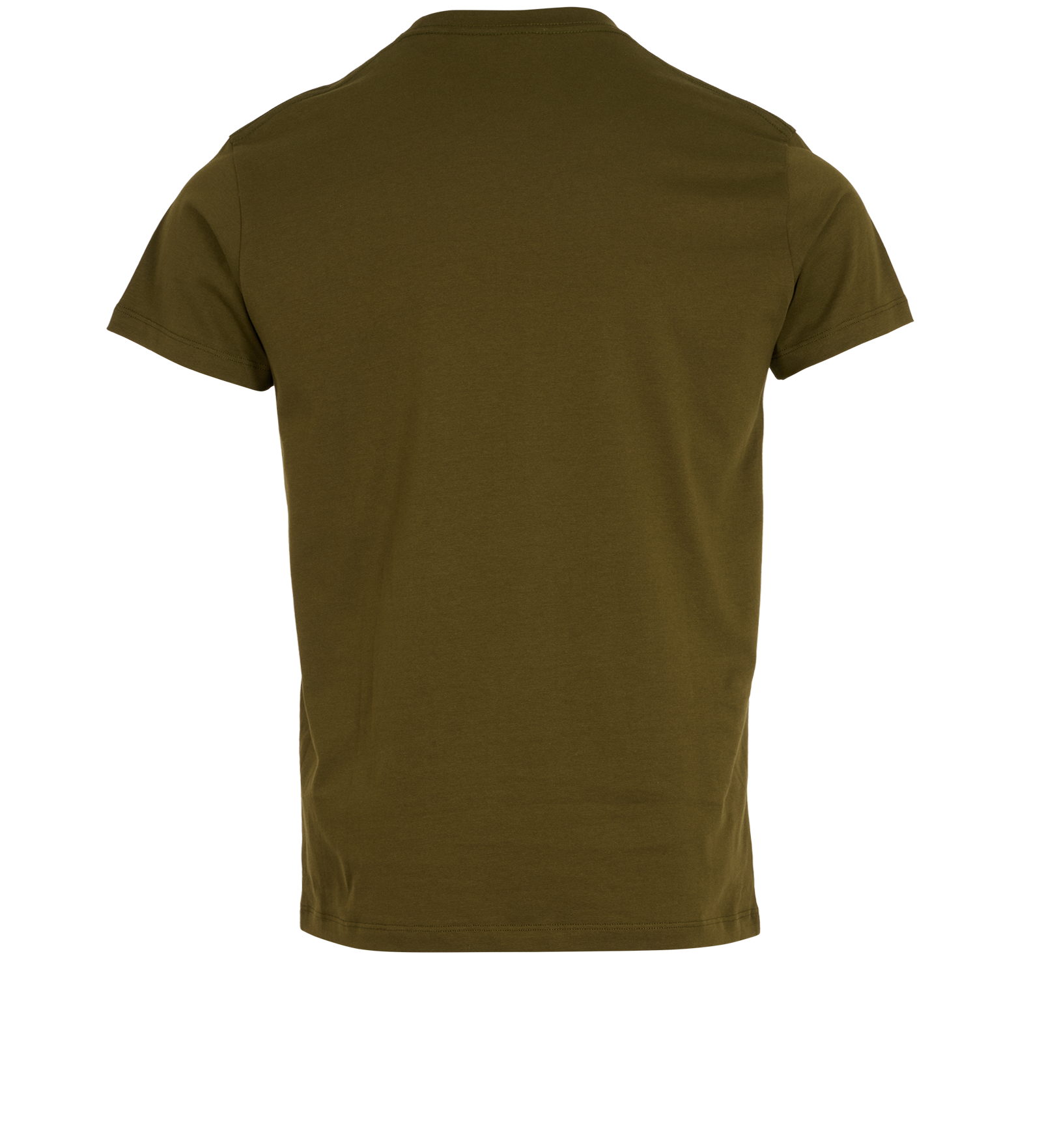 Loewe Anagram Embroidered T-Shirt, &pound;220, Clothing, Khaki, Cotton, Back view