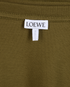 Loewe Anagram Embroidered T-Shirt, &pound;220, Clothing, Khaki, Cotton, Other view