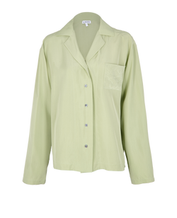 Loewe Pyjama Blouse, Silk, Green, UK10, 3*
