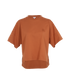 Loewe Anagram Embroidered Cropped T-Shirt, &pound;220, Clothing, Brown, Cotton, Front view