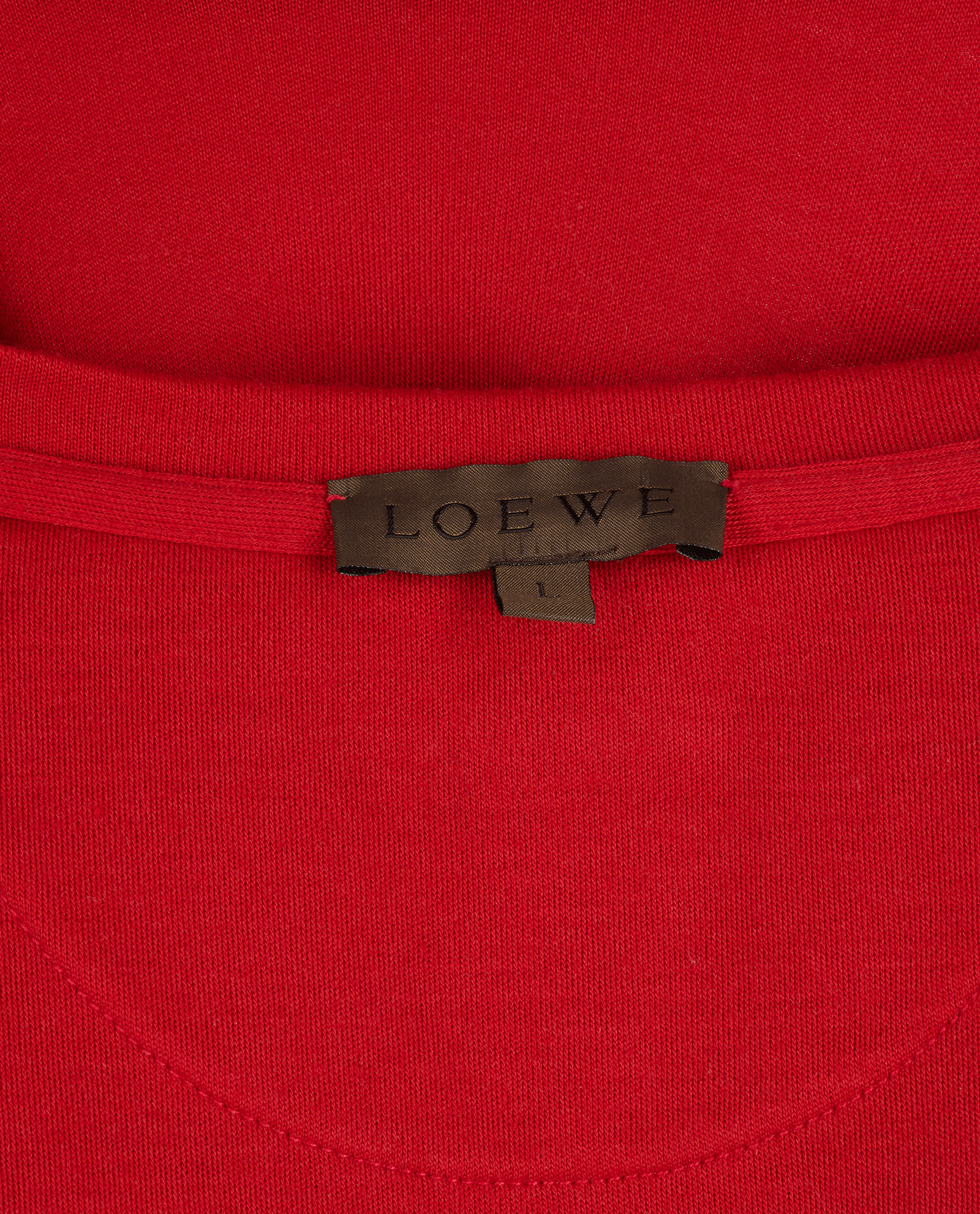Loewe Long Sleeve Top, &pound;90, Clothing, Red, Wool, Other view