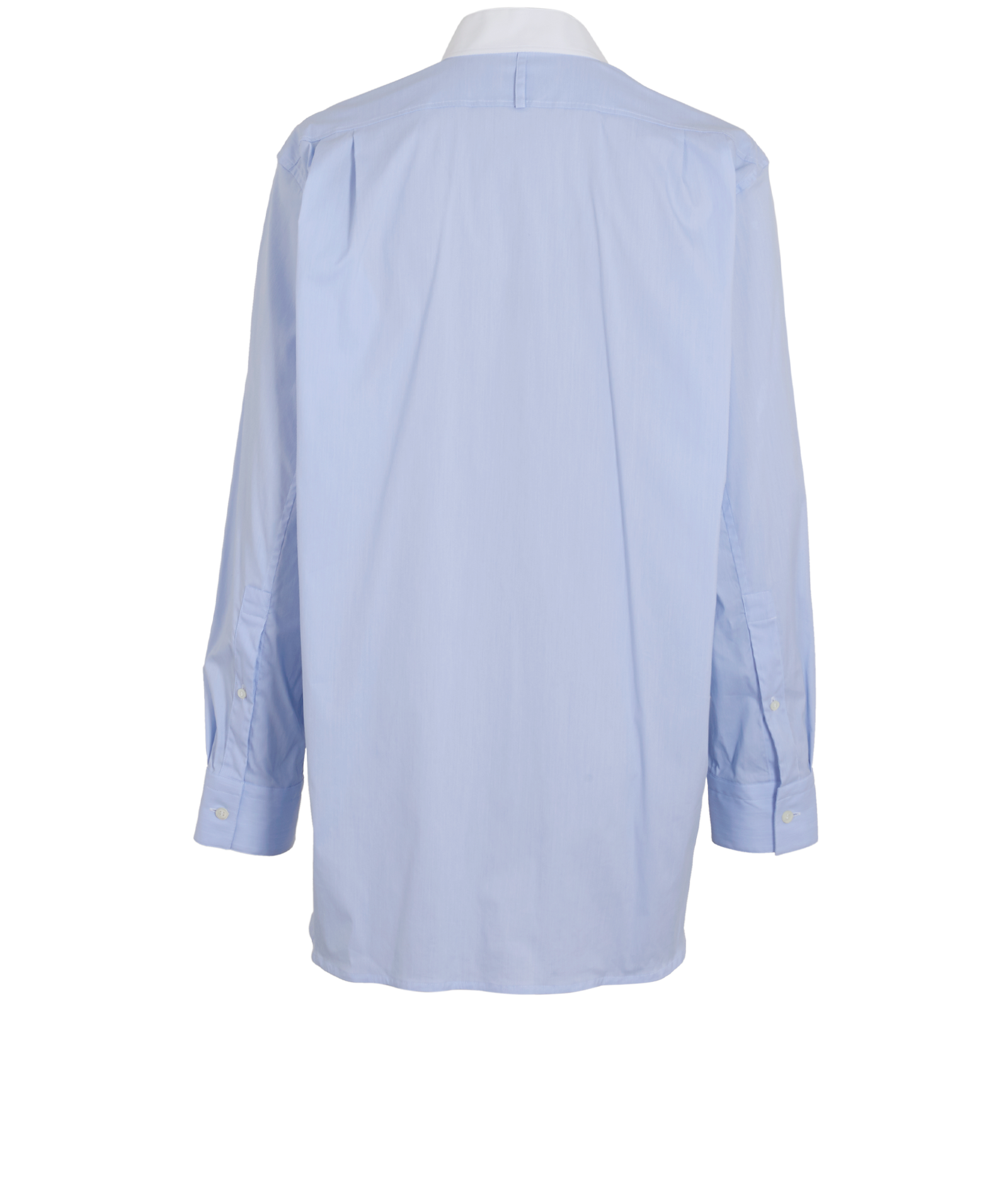 Loewe Asymmetric Shirt, &pound;150, Clothing, Blue/White, Cotton/Polyester (Polymer), Back view