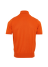Loro Piana Knit Polo Shirt, &pound;195, Clothing, Orange, Cotton, Back view