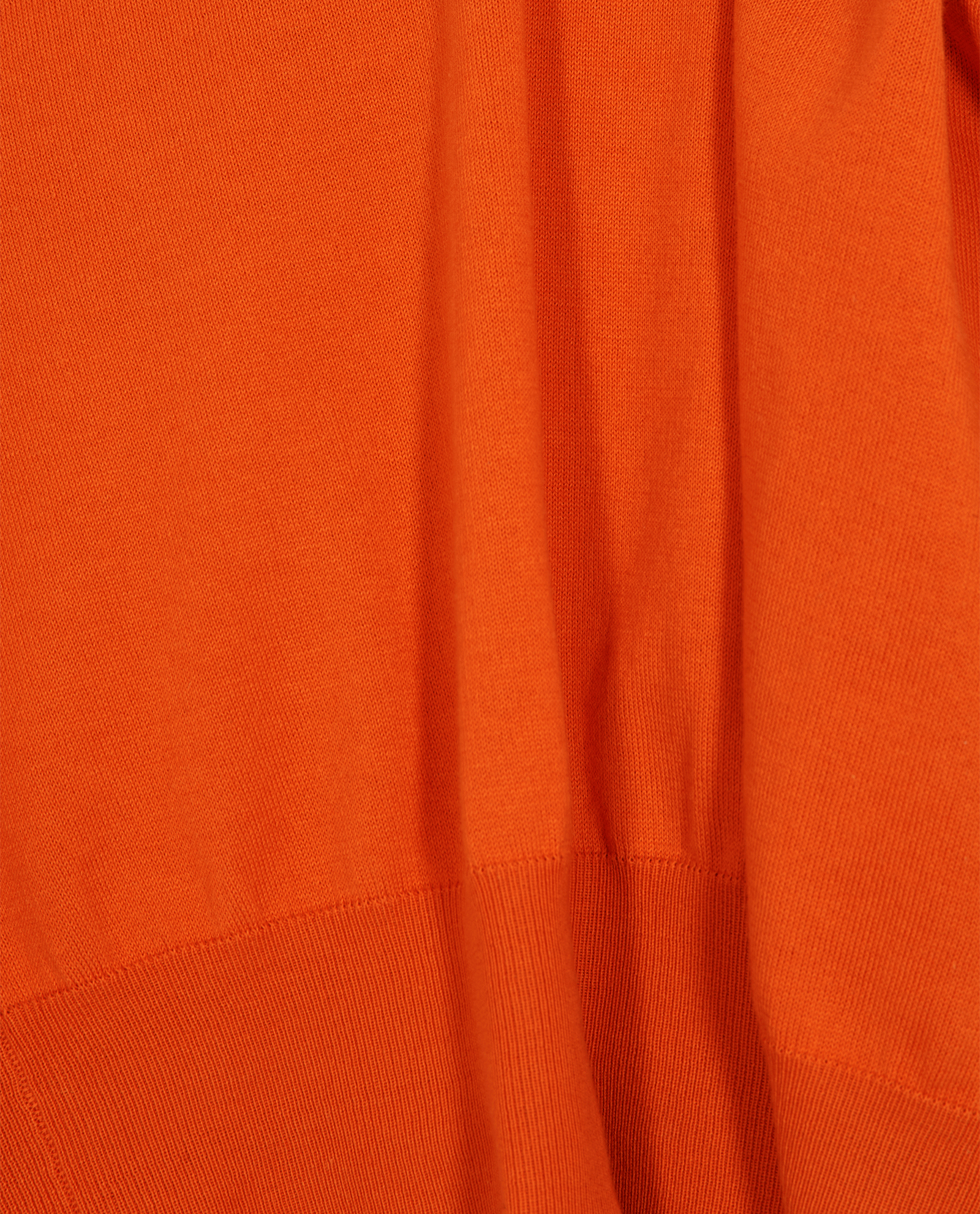 Loro Piana Knit Polo Shirt, &pound;195, Clothing, Orange, Cotton, Other view