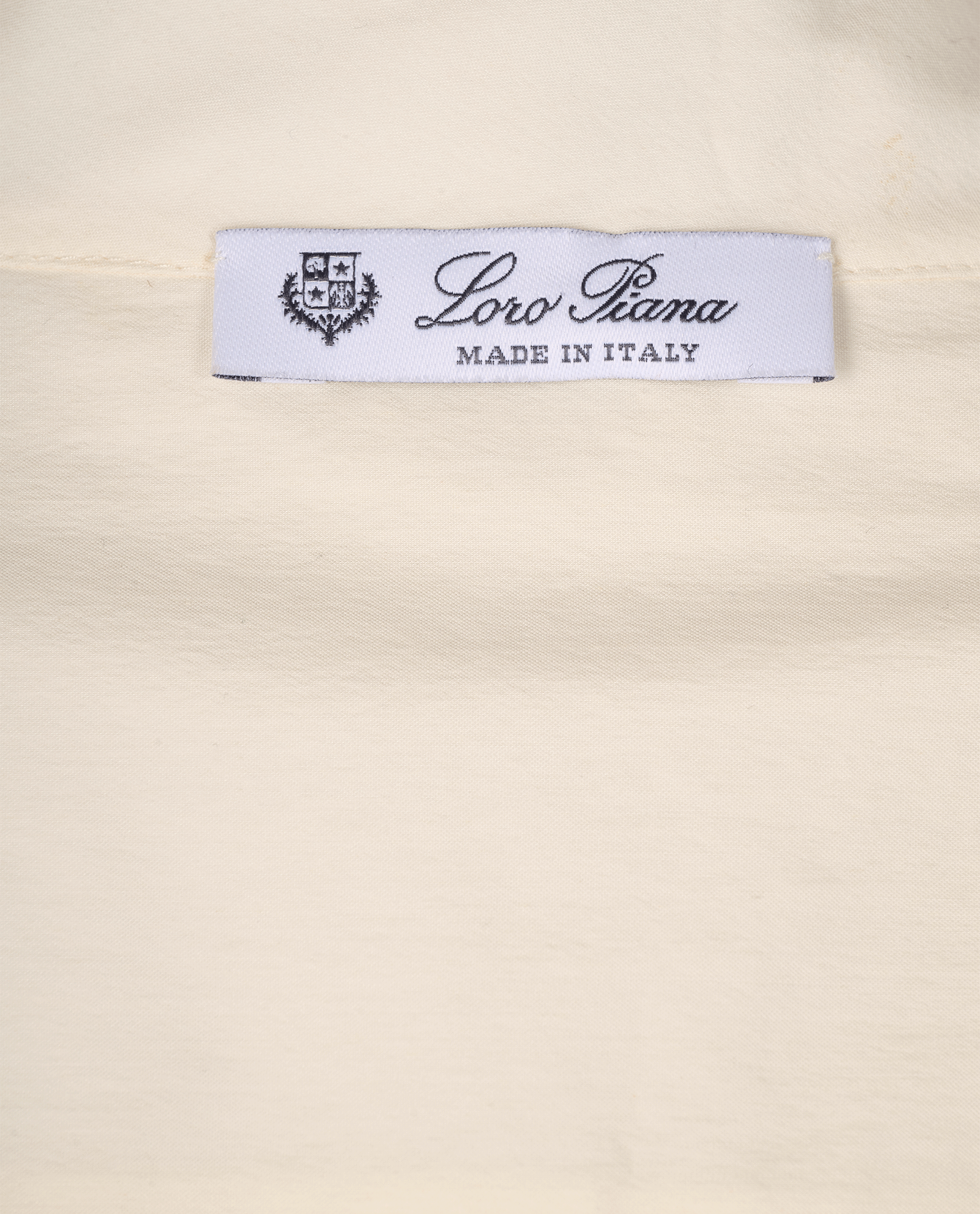 Loro Piana Utility Collarless Shirt, &pound;160, Clothing, White, Cotton, Other view