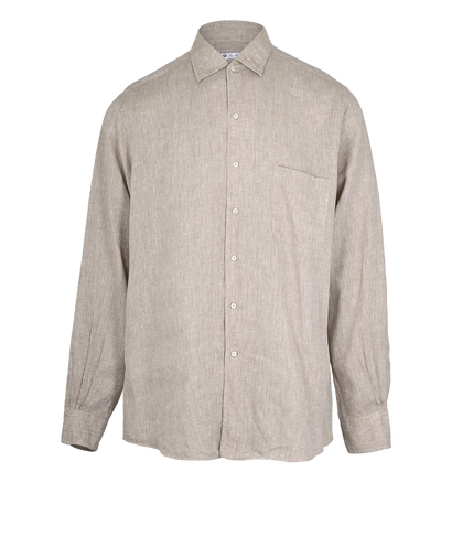 Loro Piana Shirt, &pound;160, Clothing, Beige, Linen, Front view