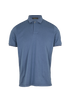 Loro Piana Logo Embroidered Polo Shirt, &pound;180, Clothing, Blue, Cotton/Silk, Front view
