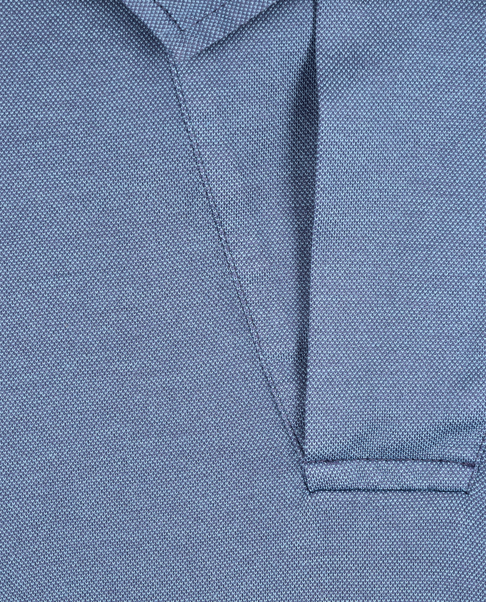 Loro Piana Logo Embroidered Polo Shirt, &pound;180, Clothing, Blue, Cotton/Silk, Other view