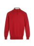 Loro Piana Quarter-Zip Knit Top, front view