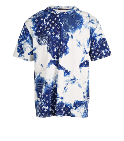 Louis Vuitton Monogram Bandana T-Shirt, &pound;250, Clothing, Blue/White, Cotton, Front view