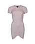 Louis Vuitton Ruched Monogram Top, &pound;155, Clothing, Green/Pink/Yellow, Cotton, Front view