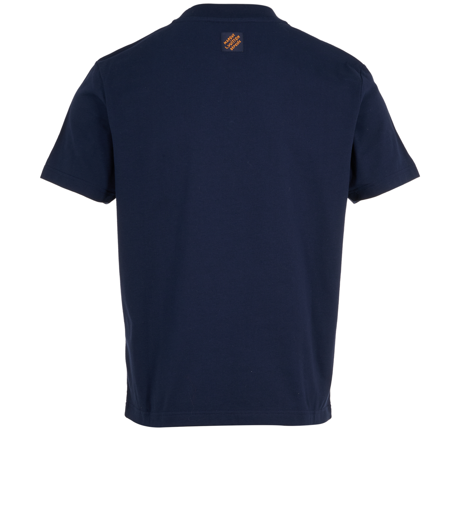 Louis Vuitton 2025 Embroidered T-Shirt, &pound;475, Clothing, Navy, Cotton, Back view