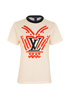 Louis Vuitton Crafty Logo T-Shirt, &pound;320, Clothing, Cream, Cotton, Front view
