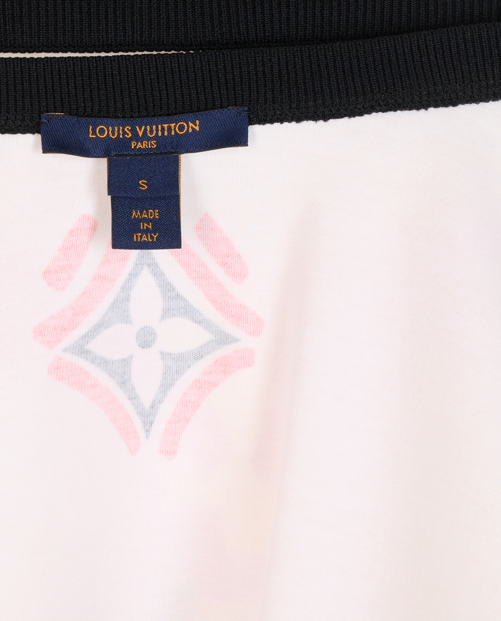 Louis Vuitton Crafty Logo T-Shirt, &pound;320, Clothing, Cream, Cotton, Other view