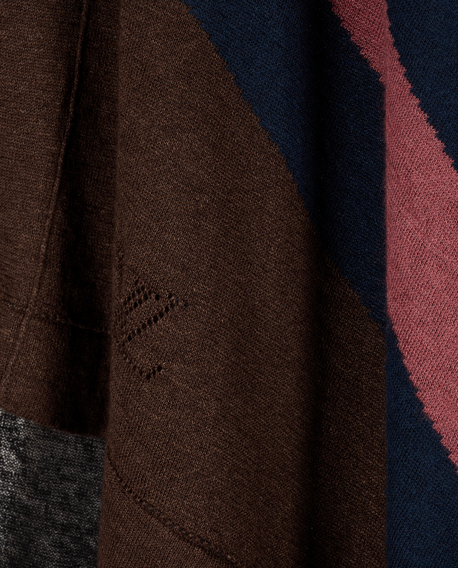 Louis Vuitton Striped Knit Top, &pound;150, Clothing, Black, Linen, Other view