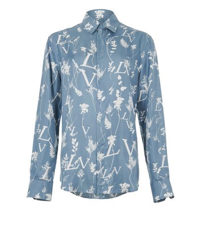 Louis Vuitton Printed Leaf Regular Shirt, front view