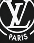 Louis Vuitton Flocked LV T-Shirt, &pound;375, Clothing, Black, Cotton, Other view