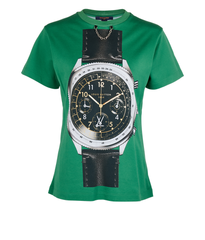 Louis Vuitton Printed Chain Detail T-Shirt, front view