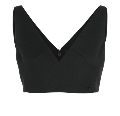 Louis Vuitton Crop Top, &pound;175, Clothing, Black, Polyester, Front view