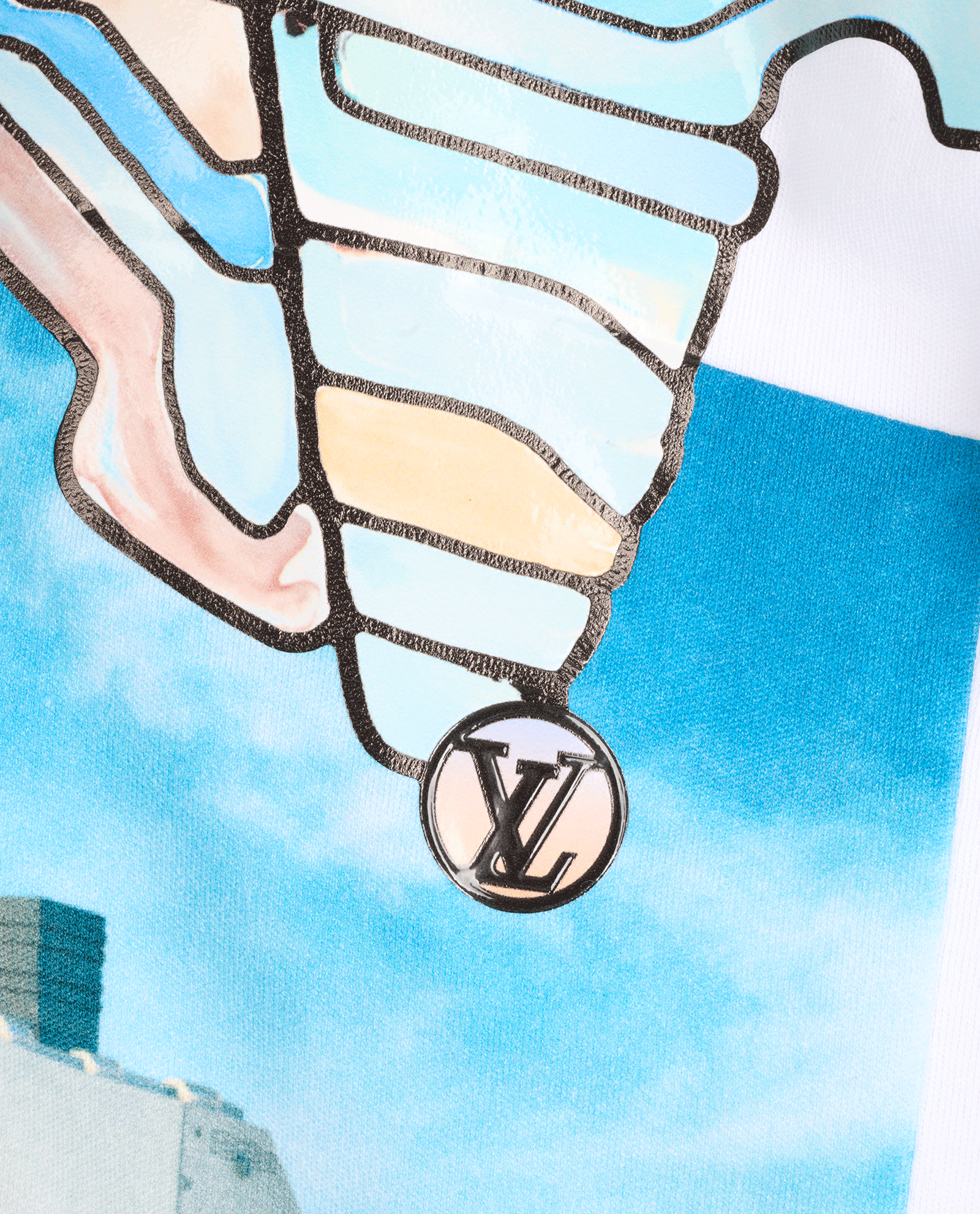 Louis Vuitton Graphic T-Shirt, &pound;150, Clothing, White, Cotton, Other view