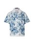 Louis Vuitton Graphic Short Sleeved Shirt, &pound;350, Clothing, Blue/White, Cotton, Front view