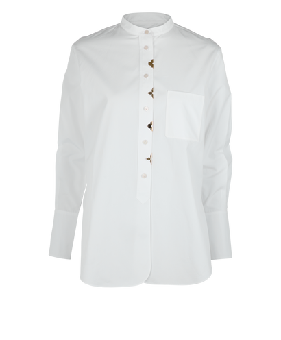 Louis Vuitton Monogram Flower Accent Shirt, front view