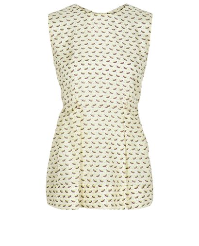 Marni Feather Print Sleeveless Top, front view